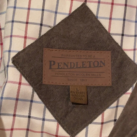 Pendleton khaki suede jacket - Picture 9 of 14